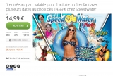 Billets à prix réduits pour le parc speedwaterpark dans les bouches du rhone