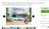 SplashWorld Provence : réduction sur les billets de ce parc d&rsquo;attractions aquatiques