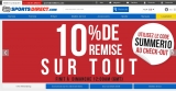 Sport direct : 10 pourcent de réduction en plus jusqu&rsquo;au 21 juin