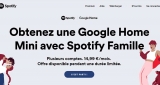 Une enceinte Google Home offerte pour un abonnement sans engagement à Spotify