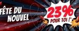 SportOutlet : 23% de réduction en plus sur tout les 31/12 et 1er janvier