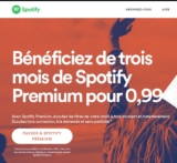 Abonnement 3 mois Spotify Premium pour moins de 1 euro