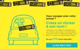 Gratuit : stickers personnalisés Animal à Bord