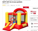 Aire de jeux gonflable (chateau ) pour enfants à 90€