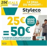 Mode : 50% de réduction sur un bon d&rsquo;achat de 50 euros à utiliser chez styleco