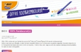 Stylo Bic Gel O City gratuit apres un remboursement à 100%