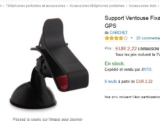Support smartphone pour voiture pas cher à 2.22 euros port inclus !