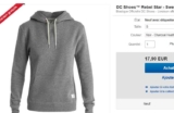 Sweat à capuche dc shoes pour femmes à 17.9€ port inclus