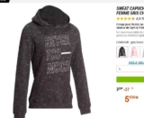 Soldes decathlon : sweat à capuche femmes à 5€ seulement !