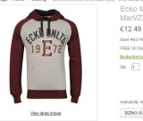 Sweat Ecko à capuche à 12.49 euros port inclu