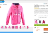 Sweat filles decathlon pas cher  à 5 euros