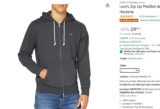 Sweat Levi&rsquo;s Charcoal chaud pas cher à 29€ au lieu de 80€ !