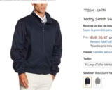 Blouson hommes Teddy Smith Swigger à 20.9€ contre autour de 50 ailleurs