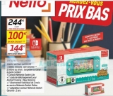 Bon plan Console Nintendo Switch Lite + Animal Crossing qui revient à 144€ chez NETTO