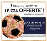 Bon plan restau : deux pizzas pour le prix d&rsquo;une chez tablapizza  les soirs de matchs europeens