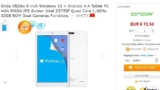 Tablette 8 pouces android et windows à moins de 80 euros … vraiment pas chere