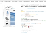 Pack tablette asus 7 pouces quad core avec carte mémoire et housse à moins de 100 euros