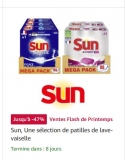 Jusqu&rsquo;à 50% de réduction sur des tablettes Lave Vaisselle Sun