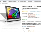 Bon plan tablette: lenovo yoga tab2 à moins de 150 euros