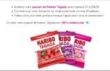 Gratuit : un paquet de fraises Tagada 100% remboursé avec shopmium jusqu&rsquo;au 31octobre