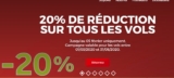 20% de réduction sur tous les vols de la TAP ( Air Portugal )