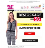 Promo Tati : destockage  + livraison gratuite à partir de 30 euros le 28 avril