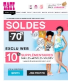 Bon plan Soldes  : 10 pourcent en plus chez tati les 27 28 juin