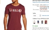 Tee shirt esprit pour hommes à moins de 7€ ( meme moins de 6€)