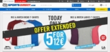 5 tee shirts la gear ou slazenger pour 12 euros