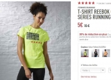 Tee shirts reebok pour femmes à 4€ port inclus