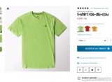 Tee shirt adidas hommes à 6.37 euros port inclus