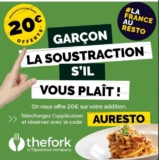 The Fork : 20€ offerts pour manger au restaurant