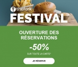 The Fork – La fourchette FESTIVAL : 50% de réduction sur de nombreux restaurants !