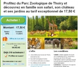 Billets pour le parc de thoiry à prix reduits (17.5 au lieu de 28.5 pour les adultes ) .. toujours valable