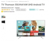 Bon plan TV 55 pouces Thomson 55UV6416W UDH qui revient à moins de 500€