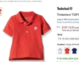 Polo Timberland bébé et petits enfants à 14.5€