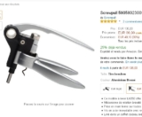Tire bouchon Screwpull metal à 86.5 euros … bon plan fête des pères