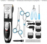 Bon plan ensemble tondeuse et kit toilettage pour chiens pas chers à 15.83€