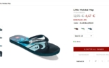 Tongs enfants quiksilver pas chères à 6.47 euros port inclus