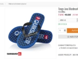 Tongs Quiksilver pour enfants à 7.61 euros