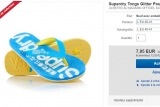 Tongs SuperDry pour femmes à moins de 8€ port inclus