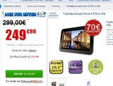 Tablette quad core 10 pouces toshiba qui revient à moins de 180  euros