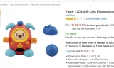 Jouet électronique pas cher : personnage tourni kidiminiz de vtech à 3.1 euros seulement