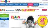 Bon plan jouets et puericulture : 50 pourcent en bons d&rsquo;achats chez toy r us  .. jusqu&rsquo;au 28 octobre