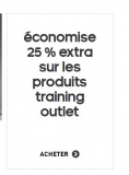 Réduction Adidas:  25 pourcent sur les articles training déjà en promo le 21/02