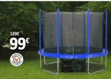 Bon plan Trampoline 305cm pas cher à 99€ chez Leclerc