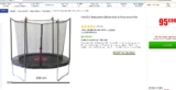 Bon plan trampoline 2.5m à moins de 100 euros