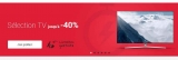 Bon plan Tv sur le site de la fnac … avec jusqu&rsquo;à 40% de réduction