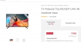 Mega Affaire : TV 4K 40 pouces à 199€