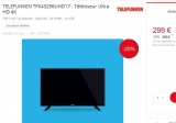 Bon plan tv 4k : 299€ une tv de 43 pouces chez auchan